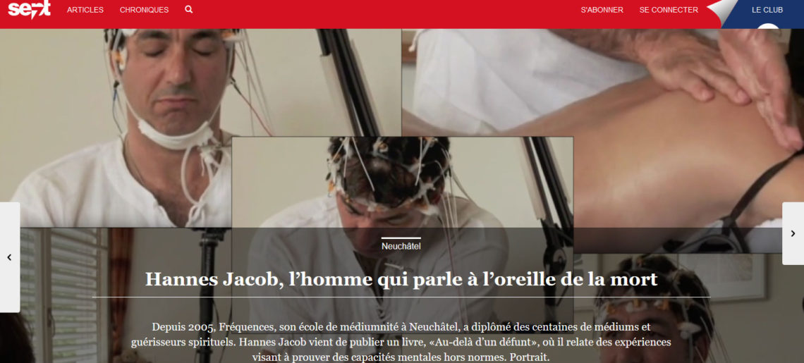 Hannes Jacob, l’homme qui parle à l’oreille de la mort